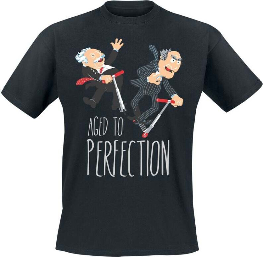 Disney T-skjorte - Aged To Perfection - M til 5XL - Herrer - svart