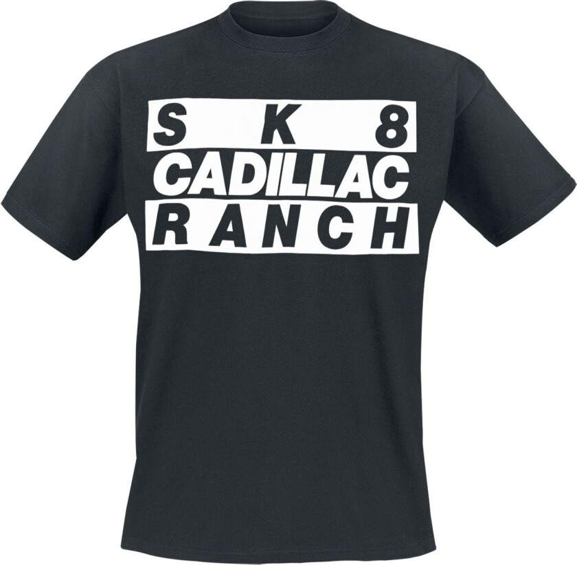T-skjorte - Cadillac Ranch - S til 3XL - Herrer - svart