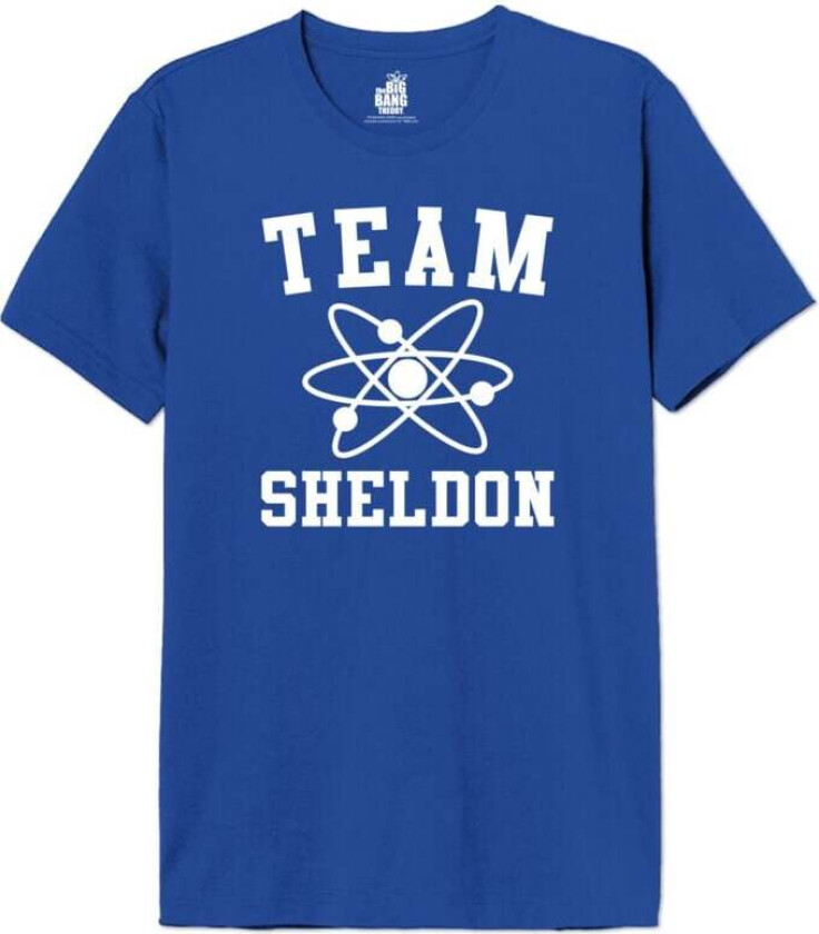 T-skjorte - Team Sheldon - S til XXL - Herrer - blå