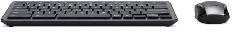 Wireless - Tastatur & Mussett - Nordisk - Sølv