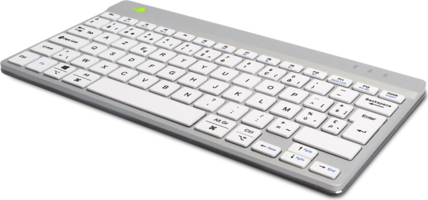 R-Go Ergonomic Keyboard Compact break - Tastatur - Belgisk - Hvit