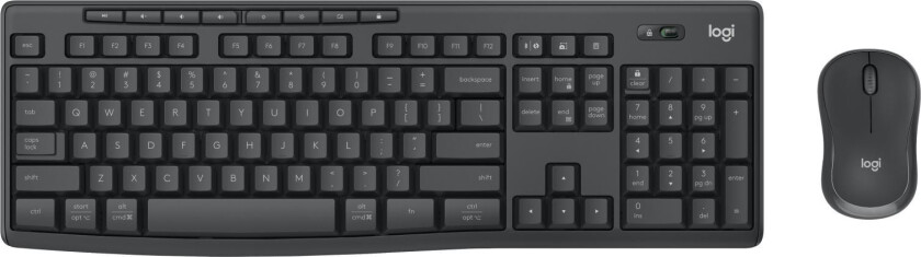 MK370 Combo for Business - tastatur- og mussett - QWERTY - Italiensk - grafitt