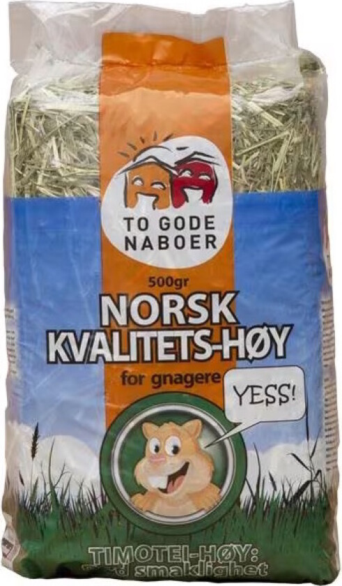Høy 500g To Gode Naboer Timotei