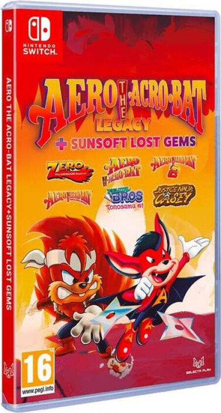 Aero the Acro-Bat Legacy + Sunsoft Lost Gems - Nintendo Switch - Action/Adventure