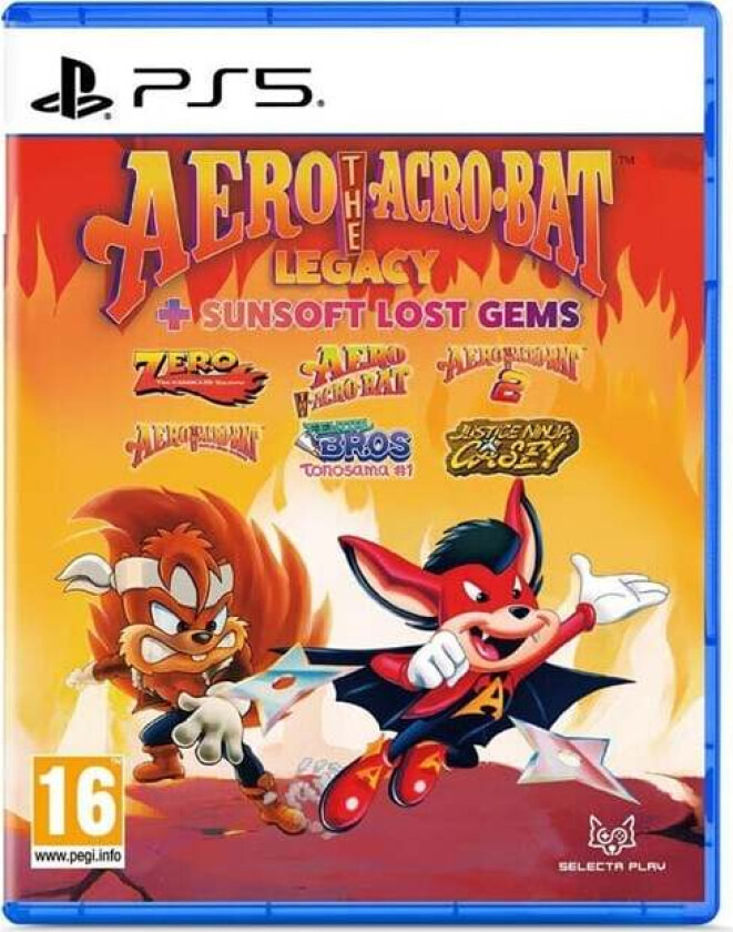 Aero the Acro-Bat Legacy + Sunsoft Lost Gems - Sony PlayStation 5 - Action/Adventure