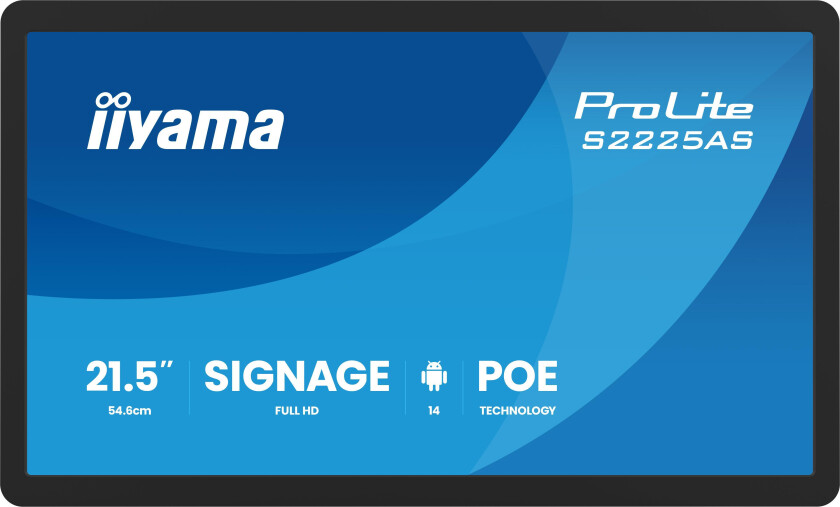 21.5IN SIGNAGE DISPLAY 32GB 10P TOUCH 1280X1080
