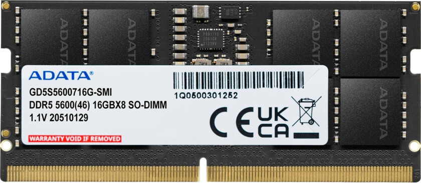 RAM-minne - 32GB, DDR5, 5600MHz, CL46