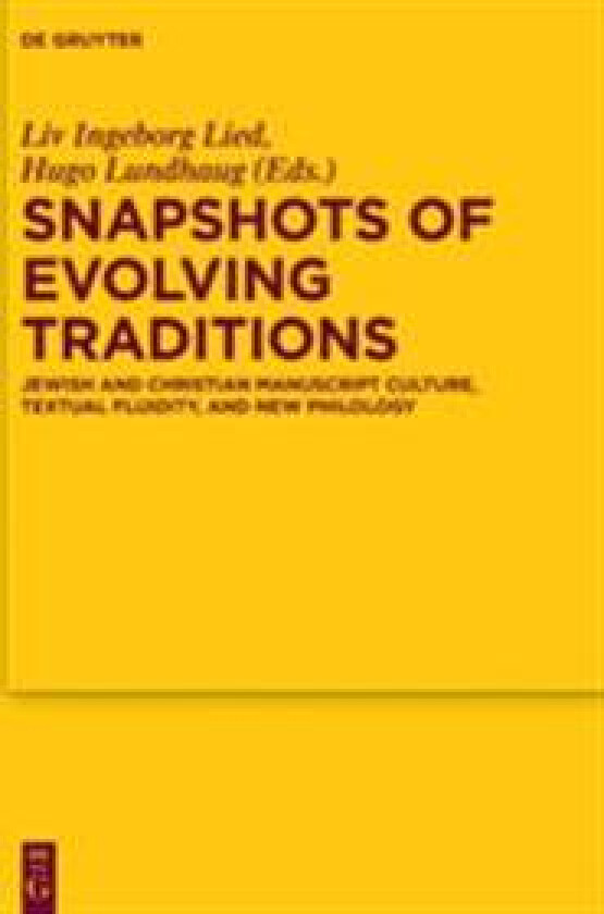 Snapshots of Evolving Traditions