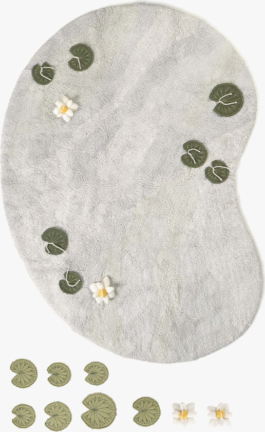 Lorena Canals Vaskbart Leketeppe 130x170 cm Svane - Tekstiler - Bomull