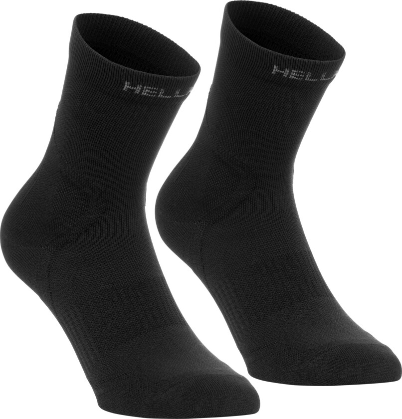 Shafted Run Sock 2-P Black Beauty