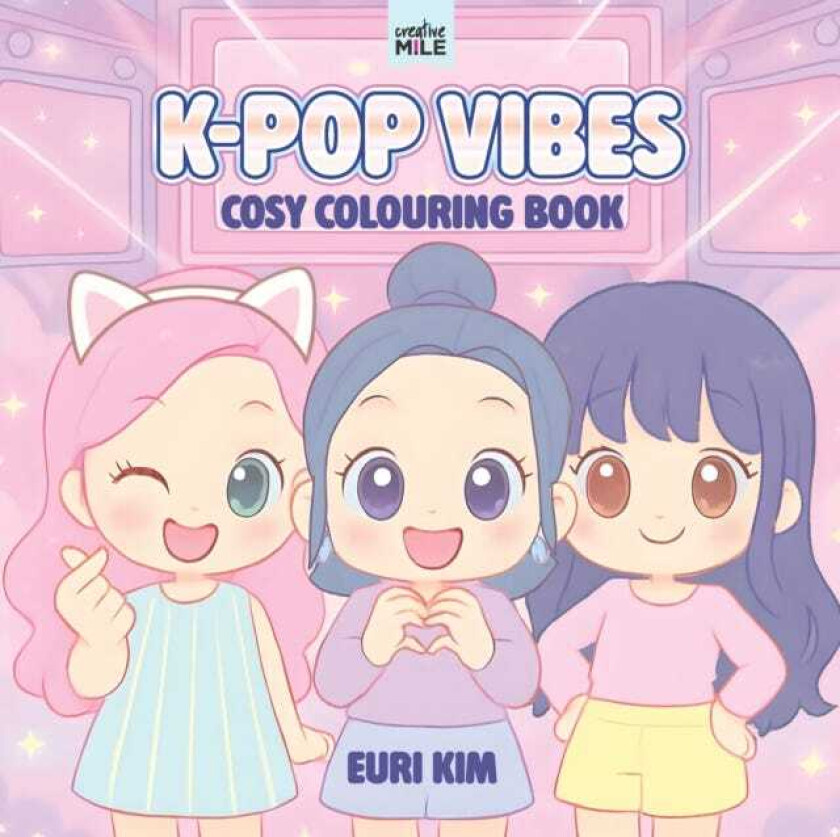 K Pop Cosy Vibes Colouring Book