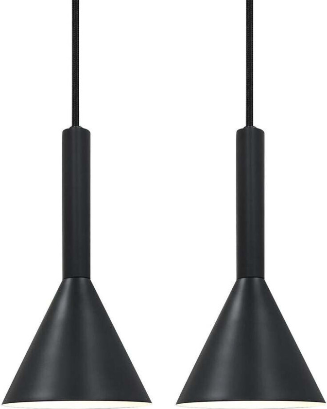 Kelvis takpendel 2 pakning - Svart