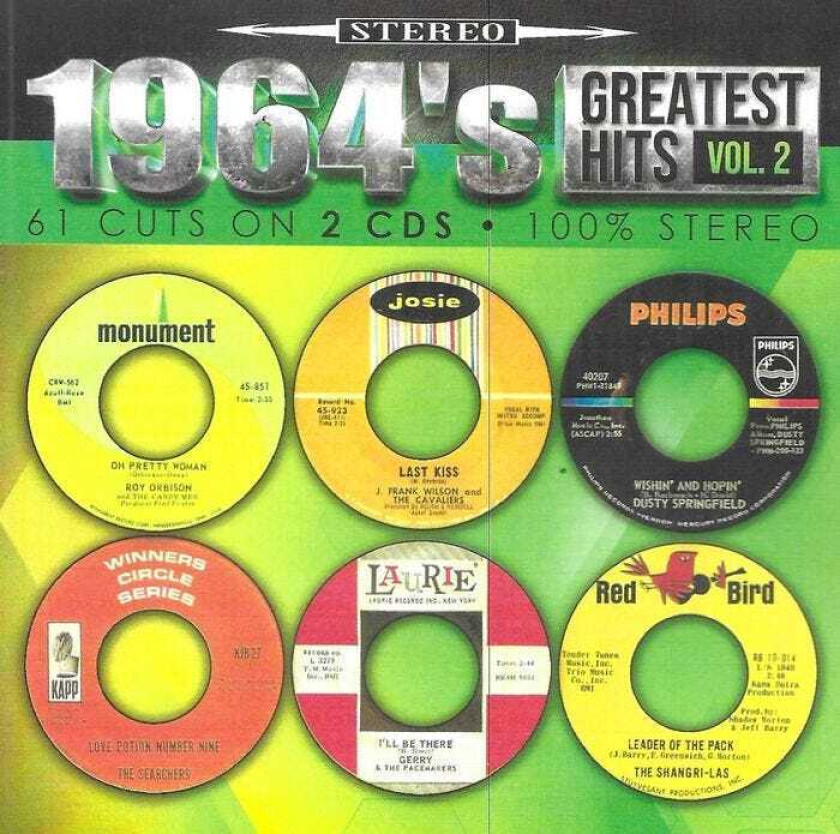 Diverse Artister 1964's Greatest Hits 2 CD