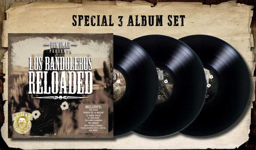 Don Omar Bandoleros: Reloaded LP/Vinyl