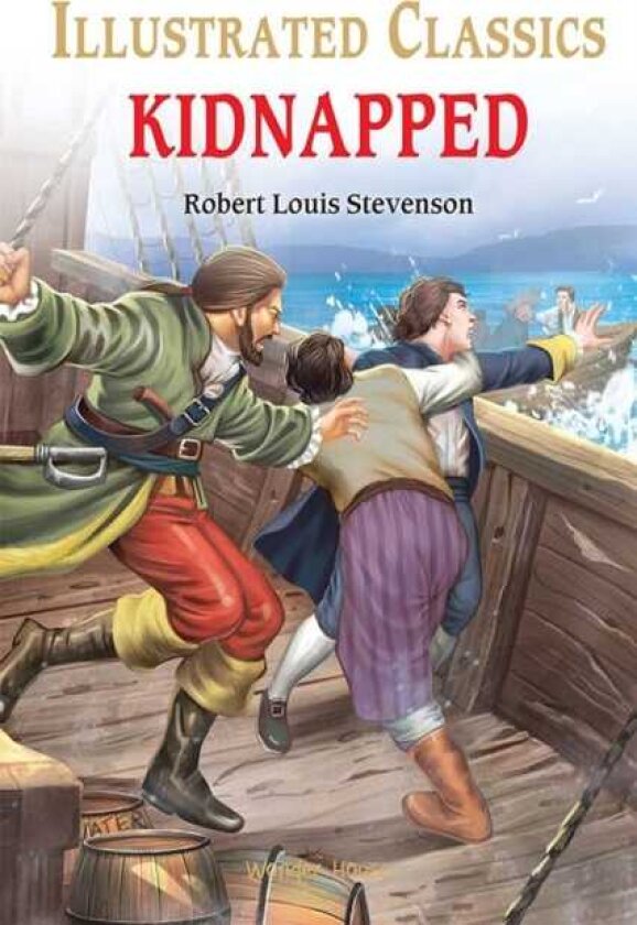 Kidnapped for Kids : Illustrated Children Classic English Novel With Review Questions