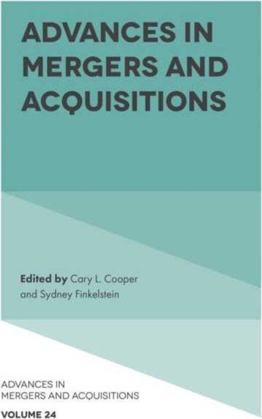 Advances in Mergers and Acquisitions