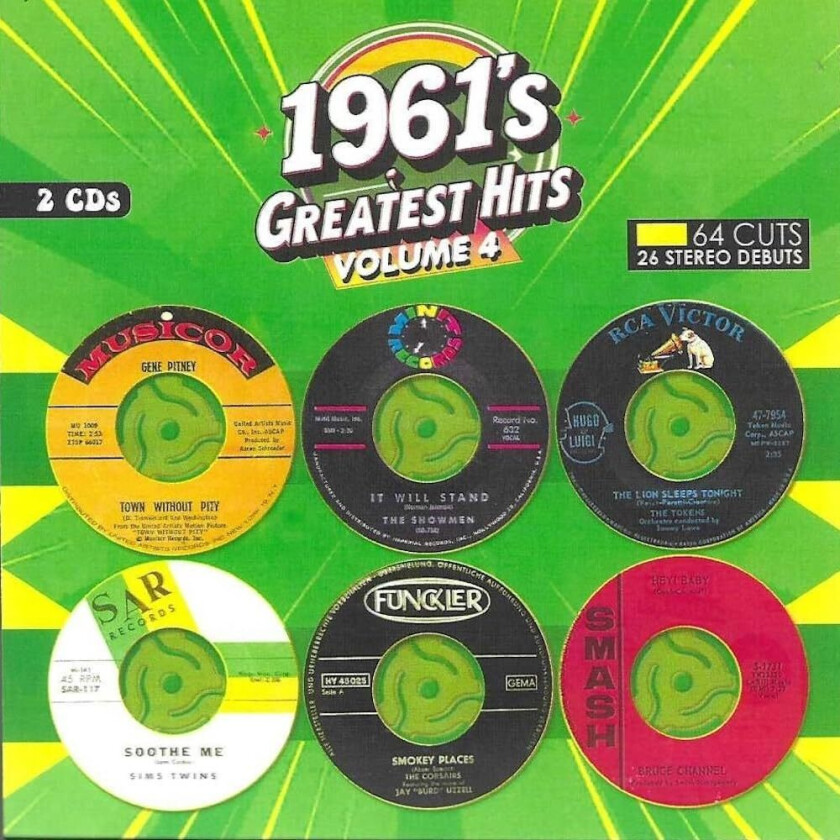 Diverse Artister 1961's Greatest Hits Vol 4 CD