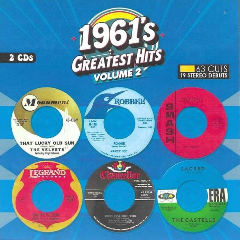 Diverse Artister 1961's Greatest Hits Vol 2 CD
