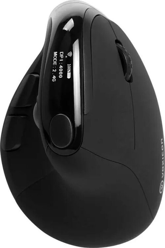Wireless Ergomouse M618 Professional Bt+2.4ghz Trådløs 4,000dpi Mus Svart