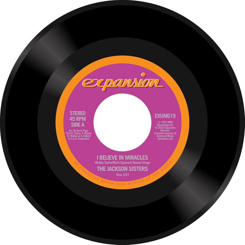 Jackson Sisters I Believe In Miracles LP/Vinyl