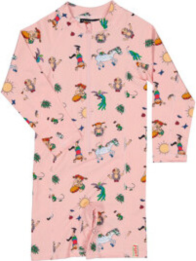 UV-drakt Pippi Langstrømpe Rosa 62-68 cl