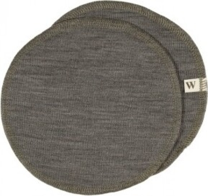 Ammeinnlegg I 100% Økologisk Merinoull, 1 Sett, Oeko-tex® Brown Melange Medium (ca. 15 Cm I Diameter)