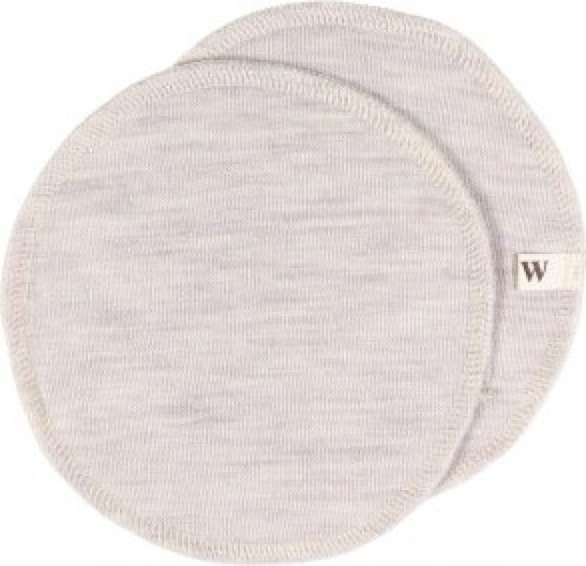 Ammeinnlegg I 100% Økologisk Merinoull, 1 Sett, Oeko-tex® Nature Melange Medium (ca. 15 Cm I Diameter)