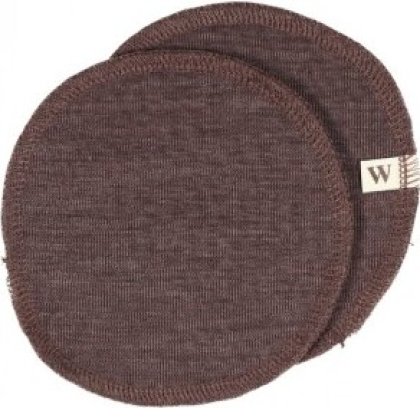 Ammeinnlegg I 100% Økologisk Merinoull, 1 Sett, Oeko-tex® Plum Melange Medium (ca. 15 Cm I Diameter)