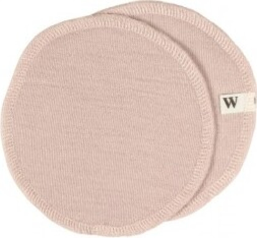 Ammeinnlegg I 100% Økologisk Merinoull, 1 Sett, Oeko-tex® Rose Melange Small (ca. 12 Cm I Diameter)