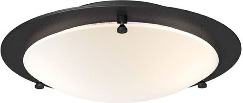 Cirklo plafond Ø30 cm Svart