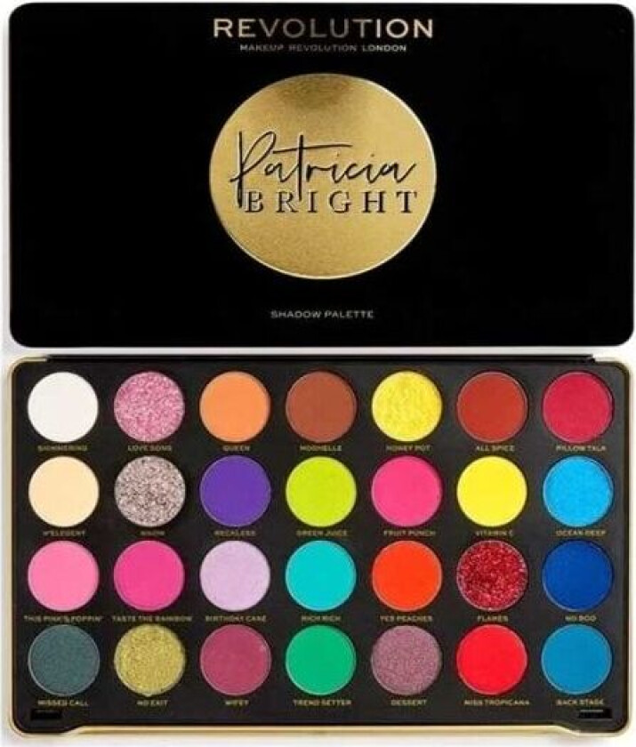 X Patricia Bright Eyeshadow Palette (28) Rich in Colour 1pc