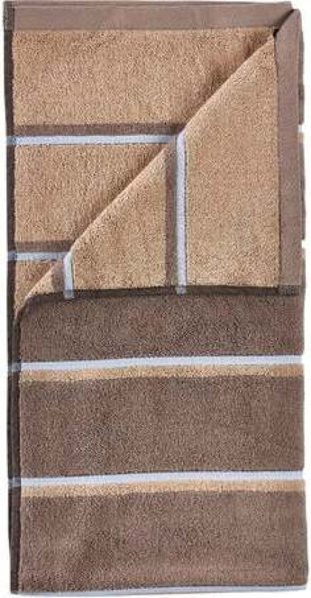 Denmark– Sauna Håndkle 100x50 Cm – Taupe, Kamelfarget, Himmelblå