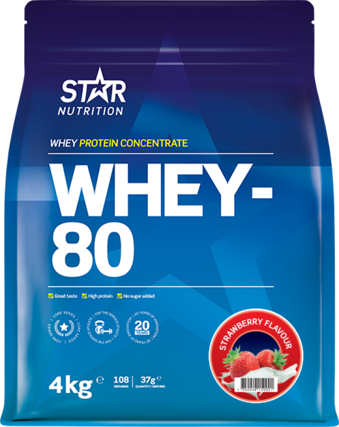 Bilde av Whey-80 Myseprotein 4 kg