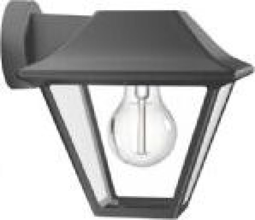 Utendørs lysarmaturer, Vegglys, Antrasitt, IP44, Hage, Terrasse, I, Hage, Terrasse