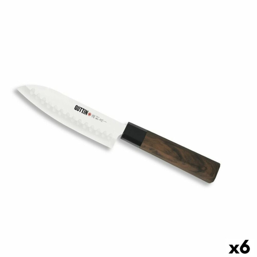 Kjøkkenkniv Quttin Santoku Takamura 12 cm (6 enheter)