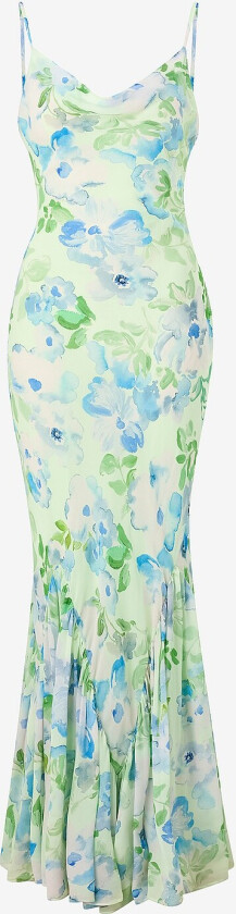 Maxikjole Amaia Silk Blend Chiffon Maxi Slip Dress - Grønn