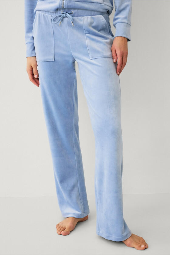 Bukser i velur - Blå