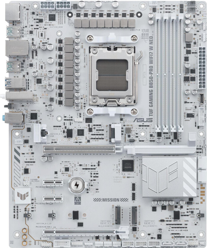 AMD B850 ATX motherboard DDR5 PCIe 5.0 3xM.2