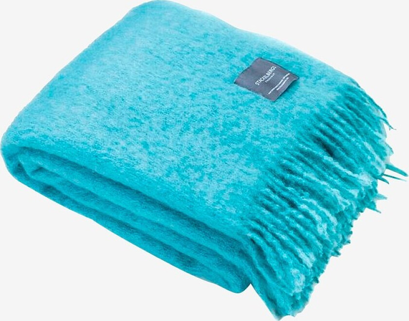 Pledd Mohair Blanket - Blå