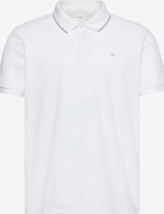 Pologenser SS Refined Pique Tipped Classic - Hvit