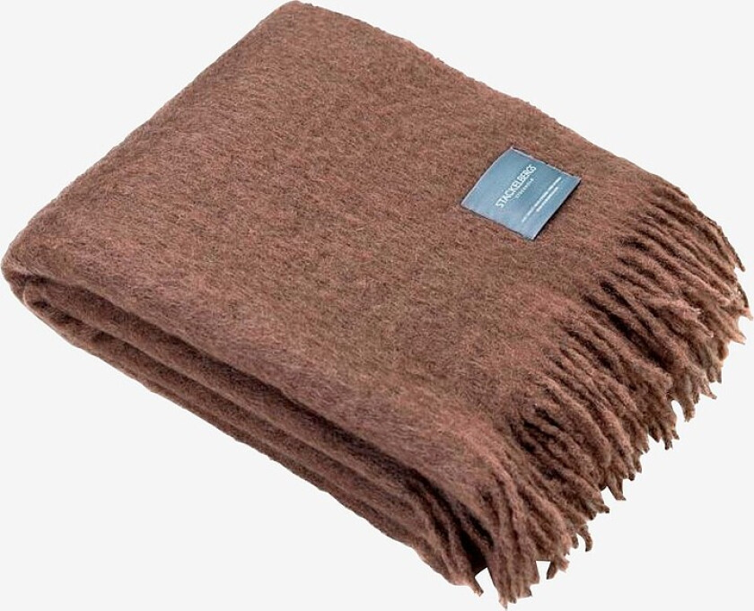 Pledd Mohair Blanket - Brun
