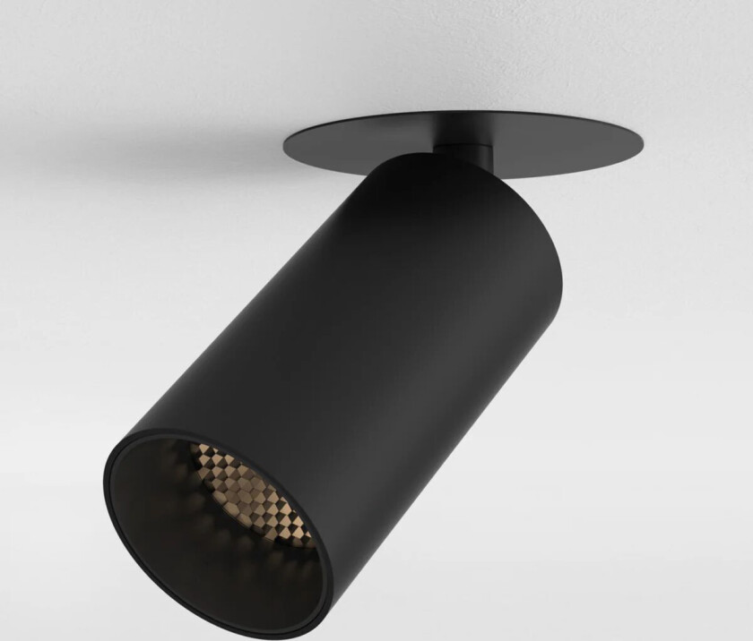 Can 50 Recessed takspot, Svart