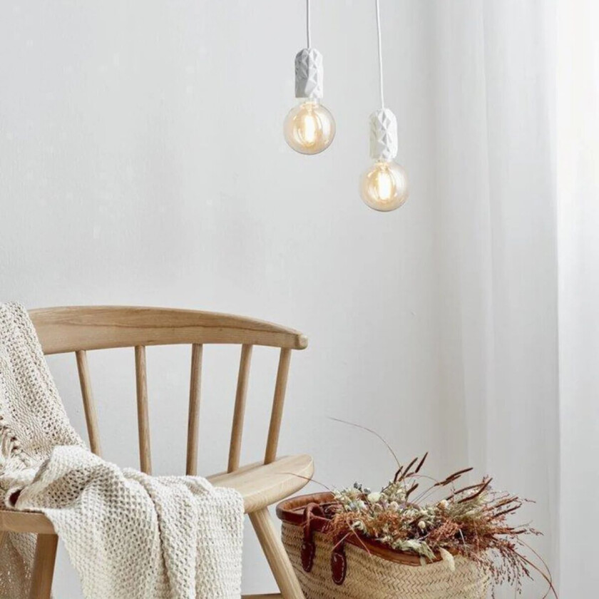 Hang pendeloppheng - Hvit