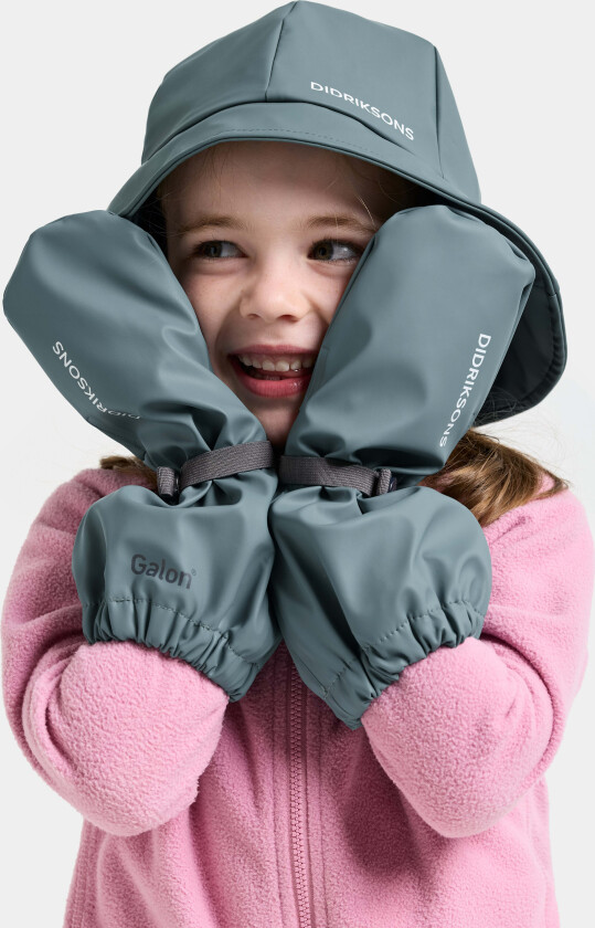 Pileglove Fôrede Regnvotter, Factory Blue, 0 år - Regnvotter & Sydvester - 100% Polyester