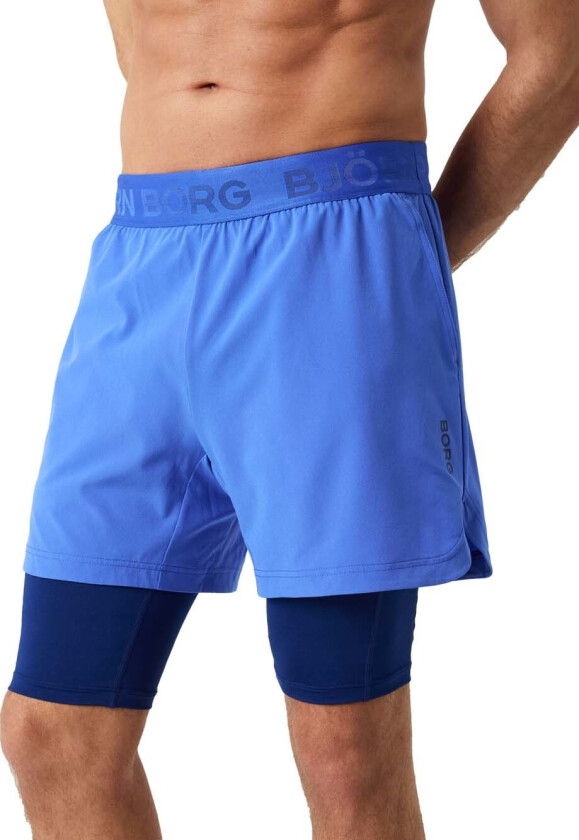 Men's Borg 2 In 1 Shorts Amparo Blue