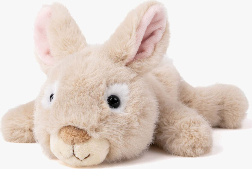 Kosedyr Liggende Kanin 28 cm, Beige - Kosedyr
