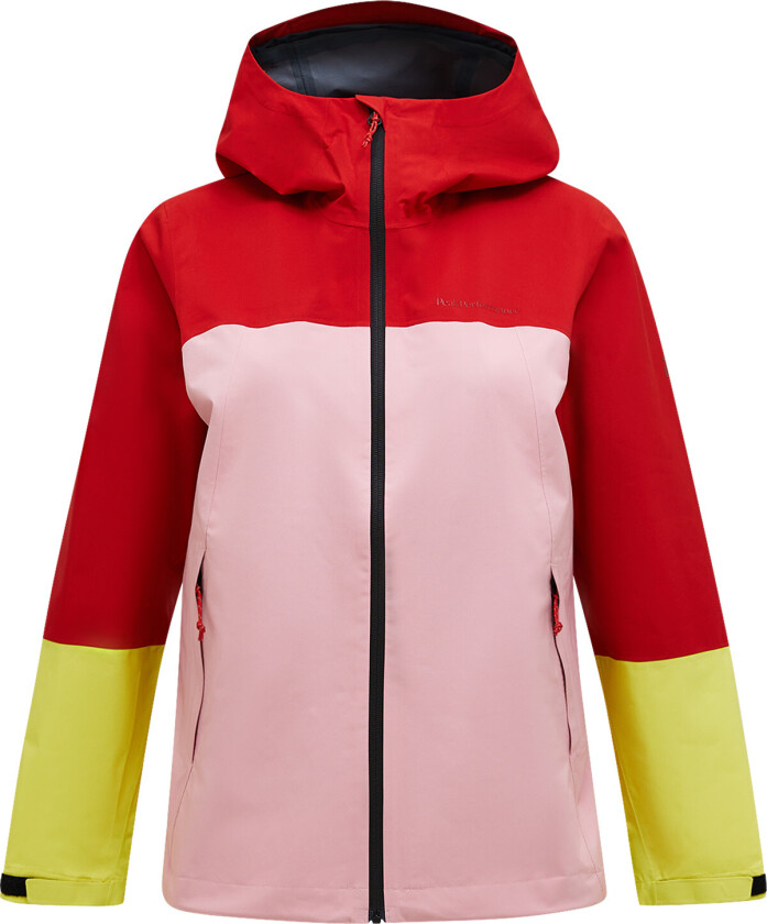 Women's Trail Hipe Shell Jacket Red Pompeian