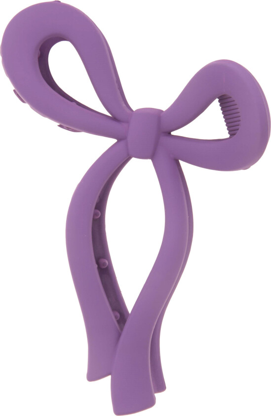 Hair Clip Bow Electric Purple