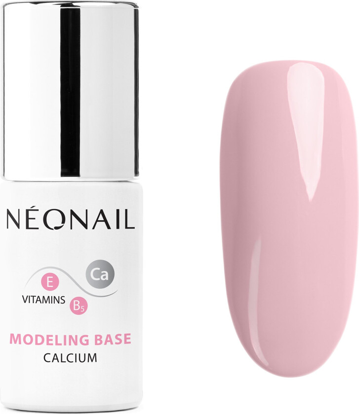 UV Gel Polish Modeling Base Calcium Neutral Pink