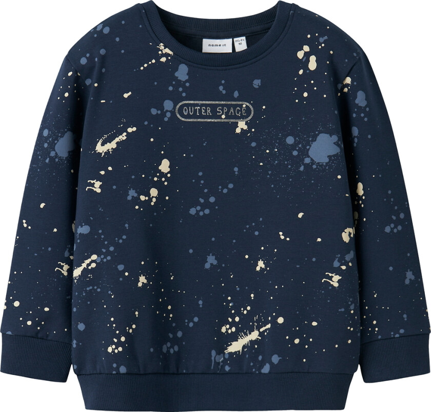 Collegegenser - NmmDarik - Navy Blazer - - 5 år (110) - Collegegenser